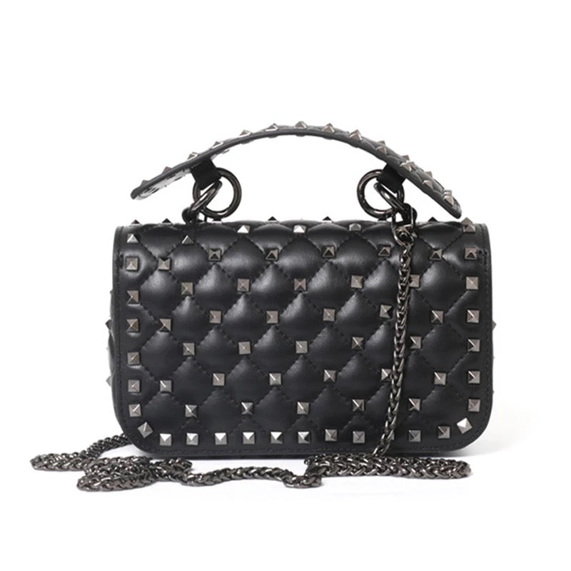 Valentina Black on Black Lambskin
