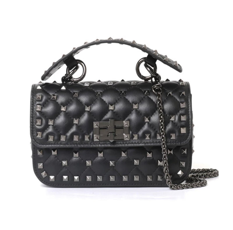 Valentina Black on Black Lambskin