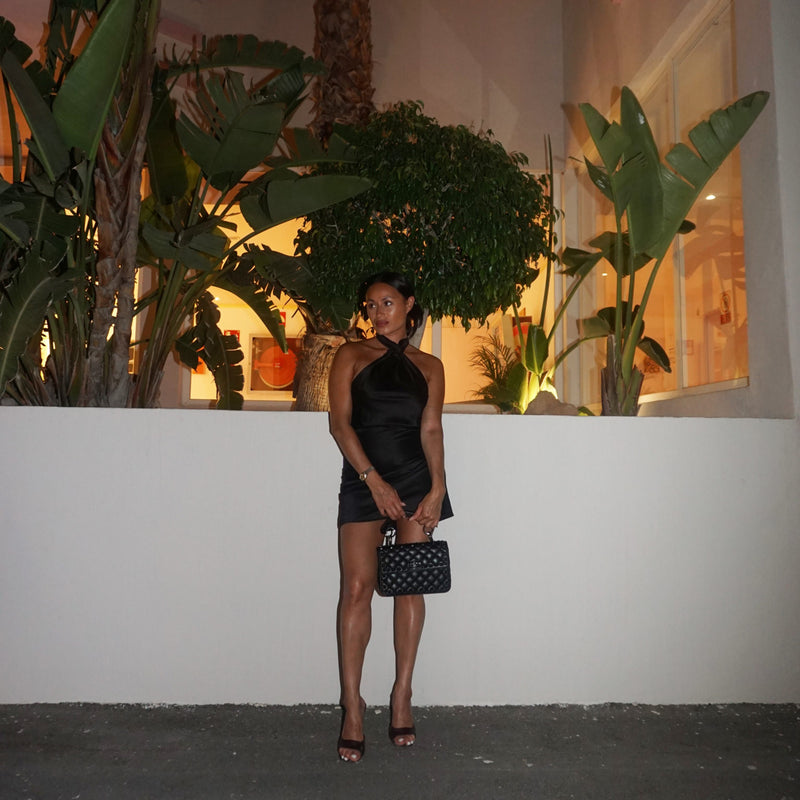 Valentina Black on Black Lambskin